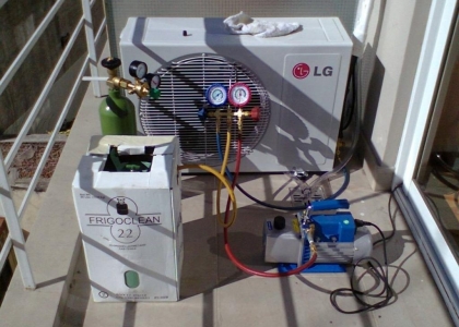 Instalación de equipos de Aire Acondicionado